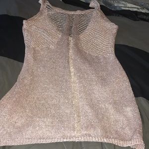 Rose gold color dress